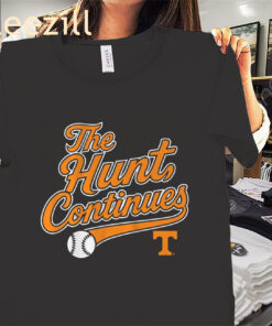 Tennessee The Hunt Continues Shirt Tennessee Volunteers Baseball Tee