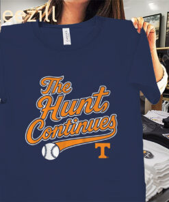 Tennessee The Hunt Continues Shirt Tennessee Volunteers Baseball Tees