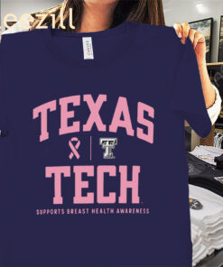 Texas Tech Supports Breast Cancer Shirt