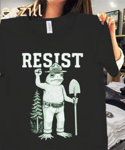 The Anti Trump Funny Free Portland Frog Resist Shirts