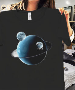 The Earth With Two Moons 2025 PN7 Asteroid Shirts