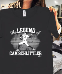 The Legend of Cam Schlittler Shirt – Bronx Baseball Tees