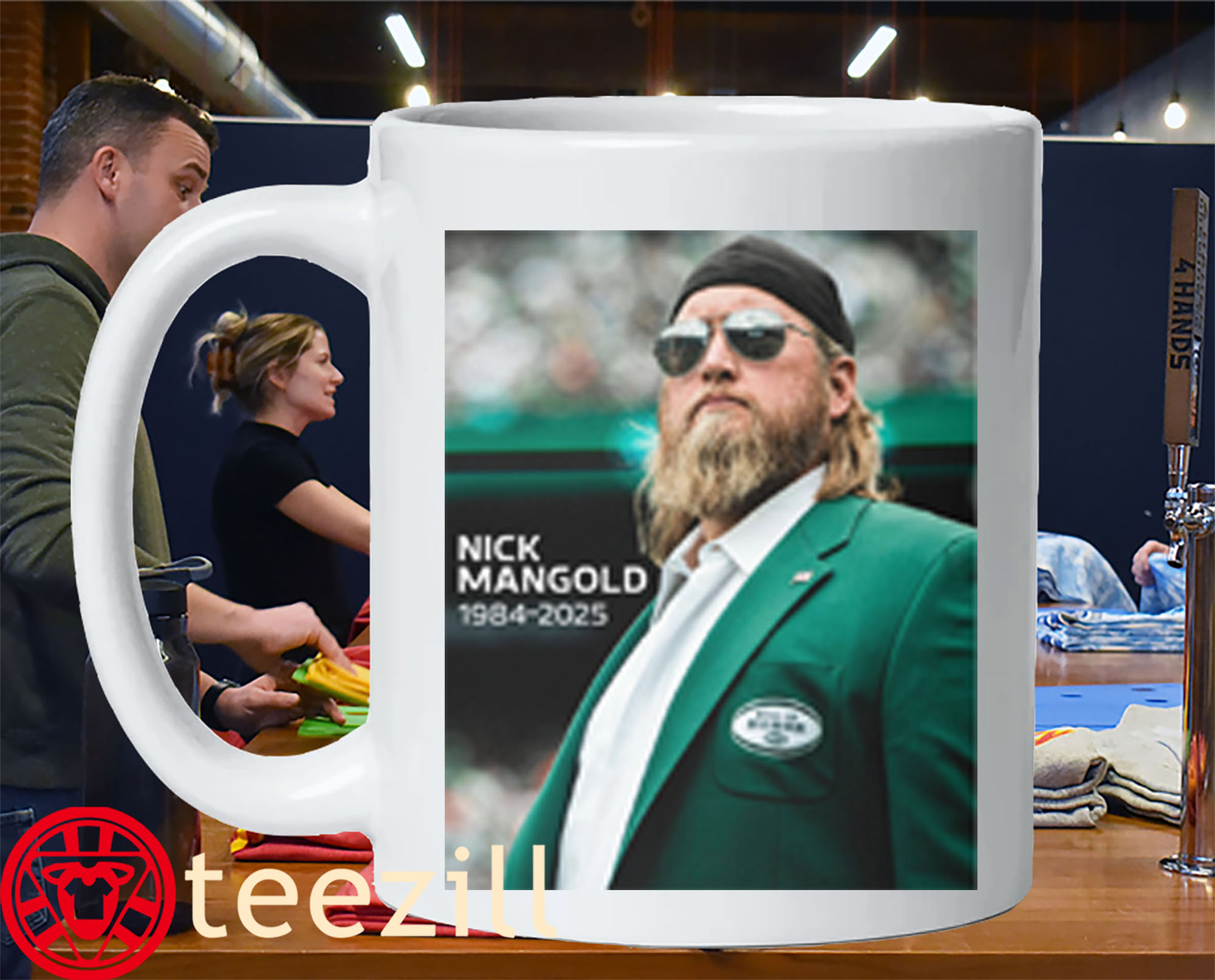 The Nick Mangold 1984 - 2025 Shirt Rip Mug