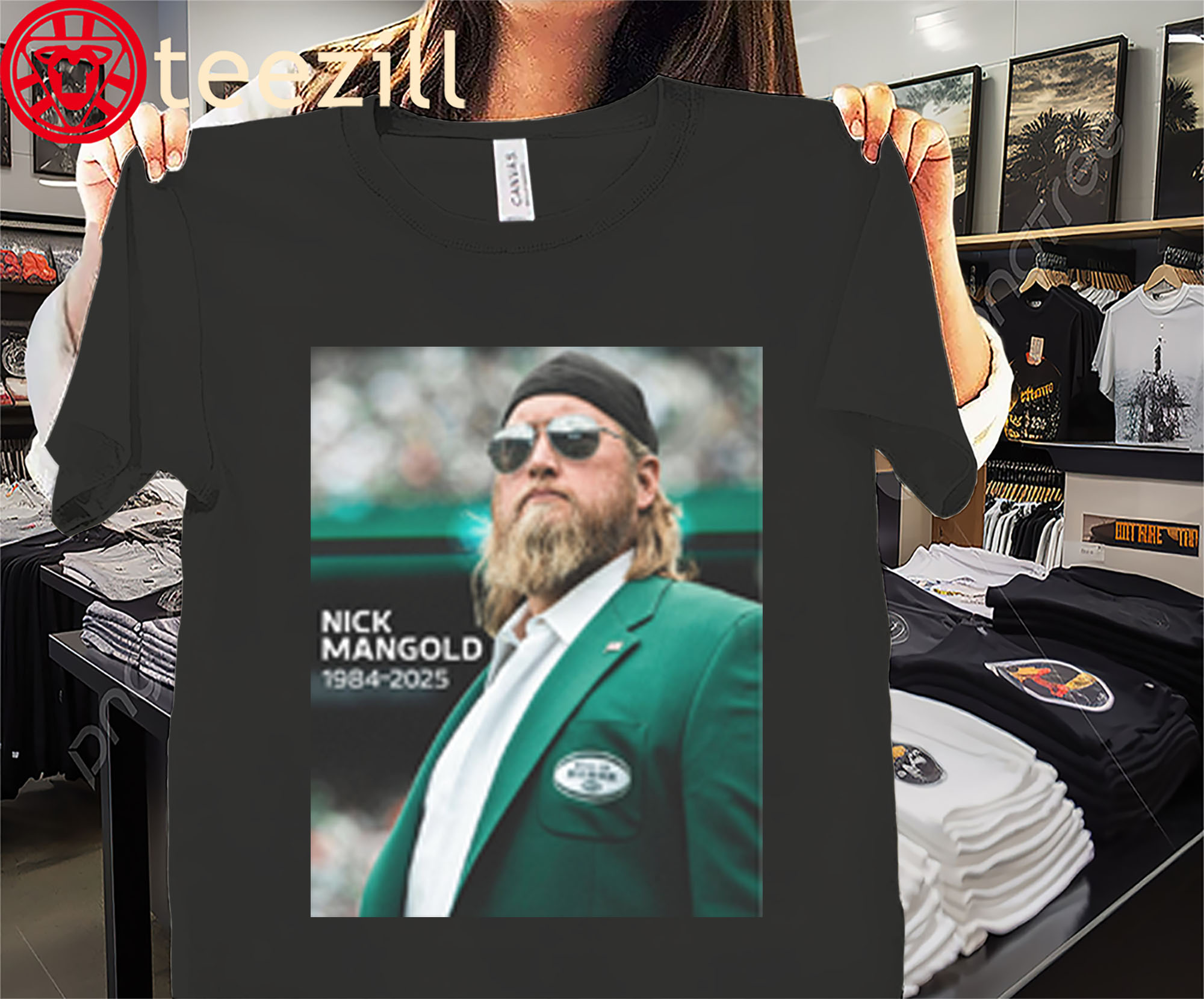 The Nick Mangold 1984 - 2025 Shirt Rip Tee