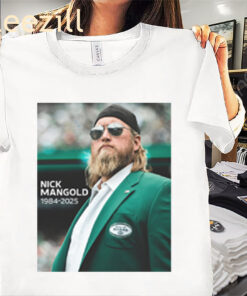 The Nick Mangold 1984 - 2025 Shirt Rip Tees