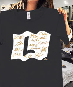 The Official Milwaukee Baseball: Fly The L Flag Mlbpa Shirt