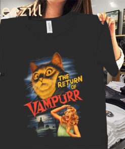 The Return Of Vampurr Shirt Funny Cat Kittens