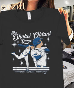 The Shohei Ohtani Game MVP After 3 Homers- 10 Strikeouts Shirts