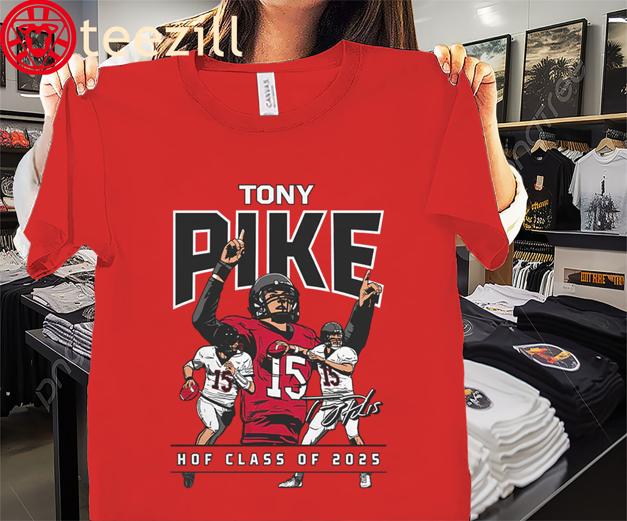 Tony Pike HOF Class of 2025 Shirt – Tony Pike Hall of Fame Tee