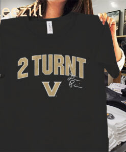 Vanderbilt Diego Pavia 2 Turnt NIL Shirt Shirt Vandy Football Tee
