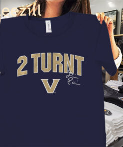Vanderbilt Diego Pavia 2 Turnt NIL Shirt Shirt Vandy Football Tees