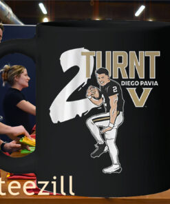 Vanderbilt Diego Pavia 2 Turnt Shirt Diego Pavia Football Mug
