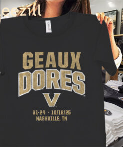 Vanderbilt Football Geaux Dores Shirt – Vanderbilt Tee