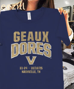Vanderbilt Football Geaux Dores Shirt – Vanderbilt Tees