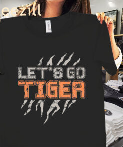 Vintage Block Tiger Stripe Retro Shirts