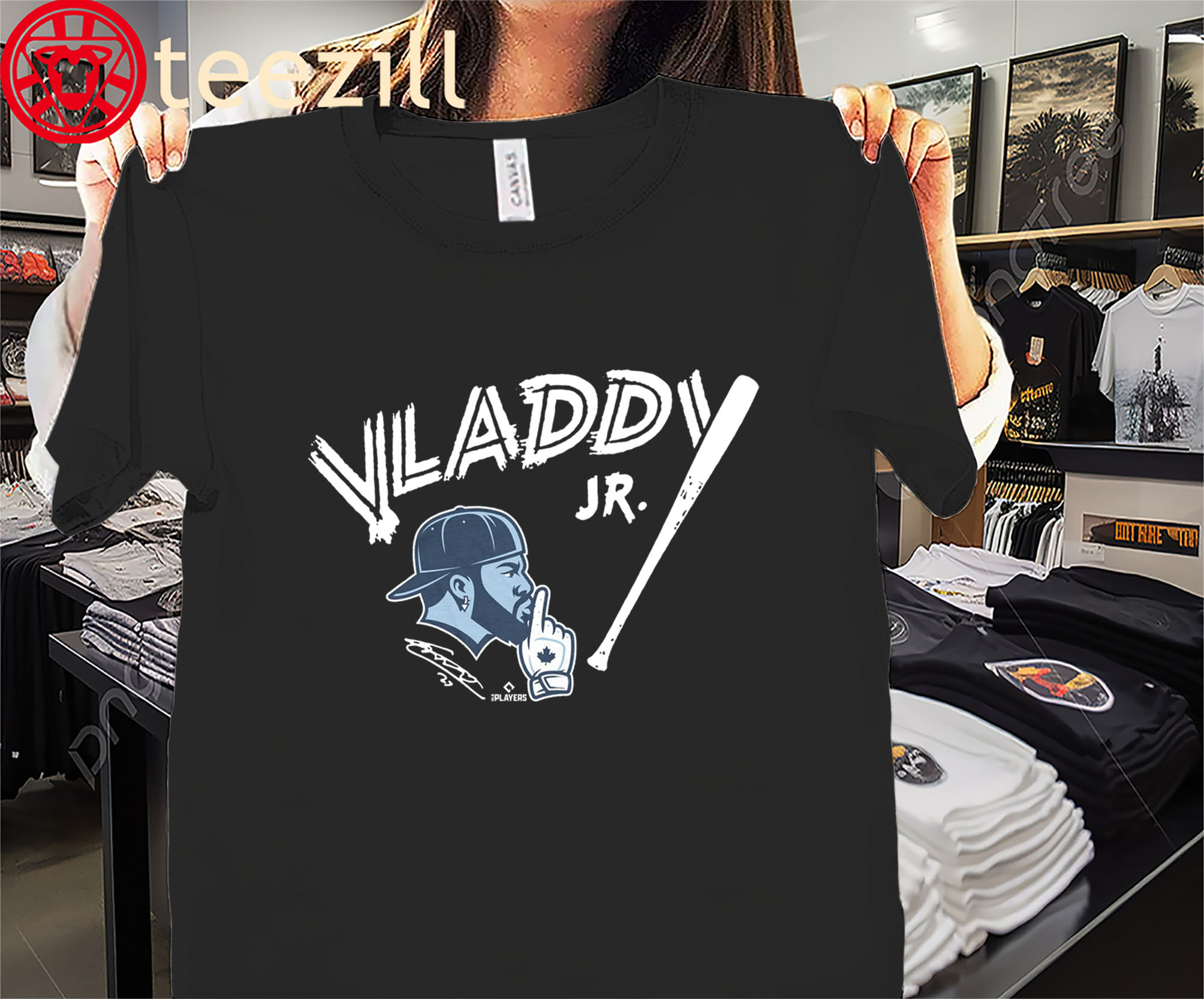 Vladdy Bat Flip Shirt – Vladdy JR. Toronto Baseball