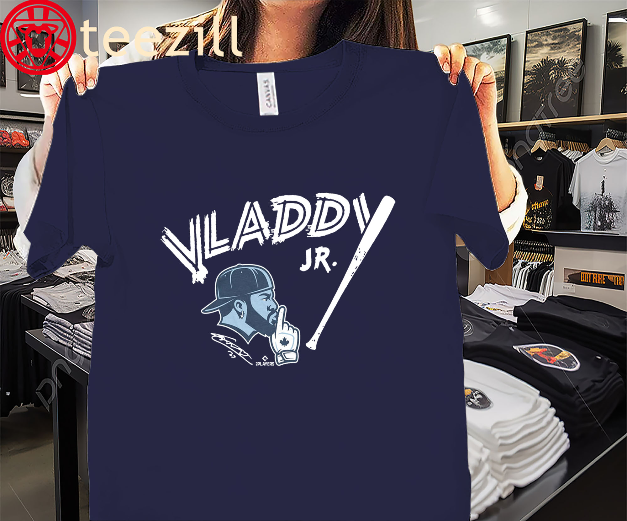 Vladdy Bat Flip Shirt – Vladdy JR. Toronto Baseballs