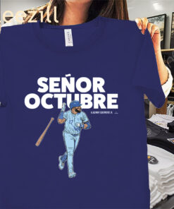 Vladimir Guerrero Jr. “Señor Octubre” Shirt – Toronto Blue Jays 2025 Playoff Tee