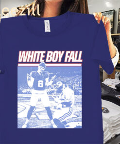 White Boy Fall Jaxson Dart & Cam Skattebo Shirts