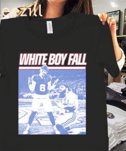 White Boy Fall Jaxson Dart & Cam Skattebo Tee