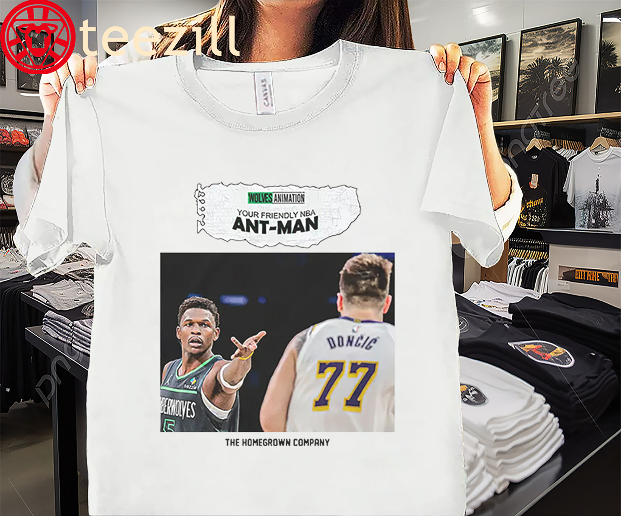 Your Friendly NBA Ant-Man Anthony Edwards Shirt