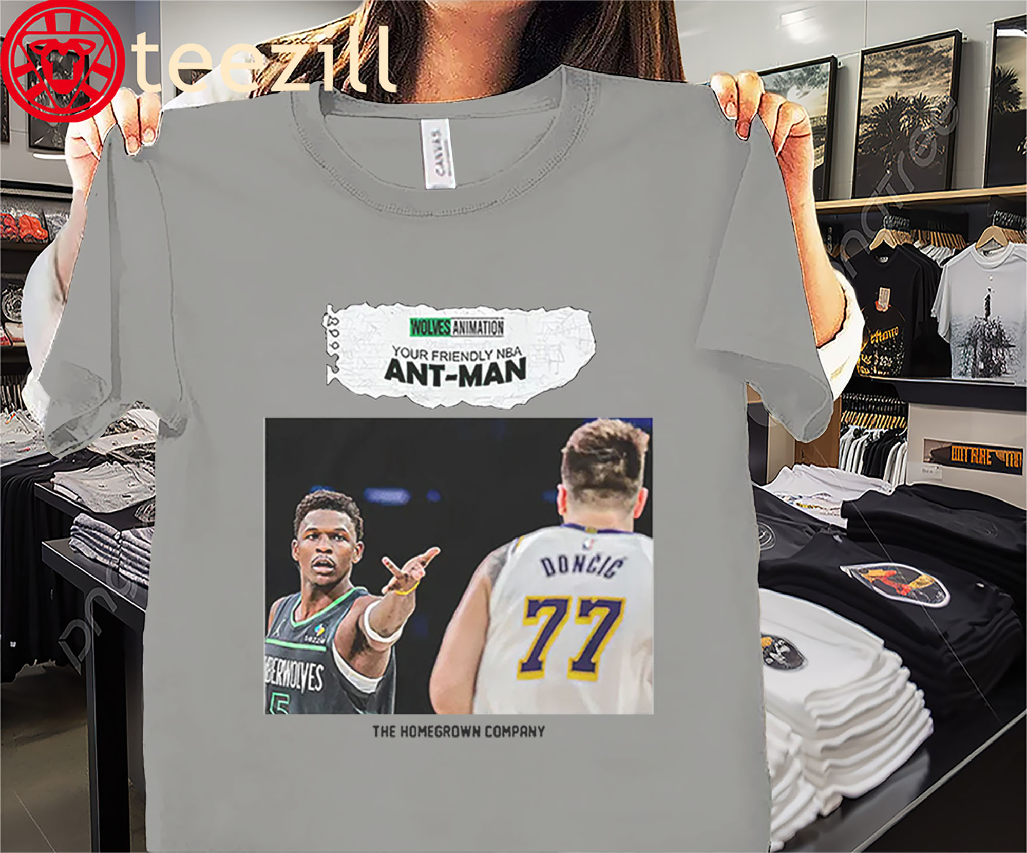 Your Friendly NBA Ant-Man Anthony Edwards Shirts