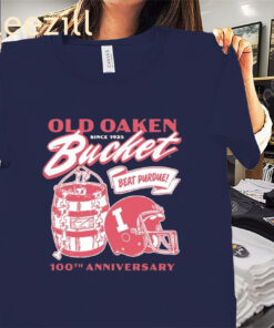 100th Anniversary Bucket Game T-Shirt Indiana Hoosiers Football Tee