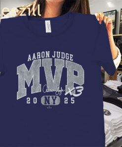 Aaron Judge 2025 MVP Shirt – Three-Time MVP Yankees Baseball Tee