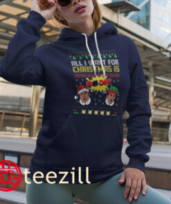 All I Want For Christmas is BOOM II Ugly Sweater Xmas Shirt Christmas 2025 Tees