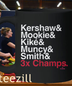 Ampersand 3-Time Champs Mug Los Angeles Baseball Tee