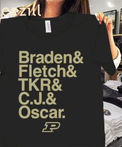 Purdue Basketball: Ampersand Stars 2025-26 Tee Shirt