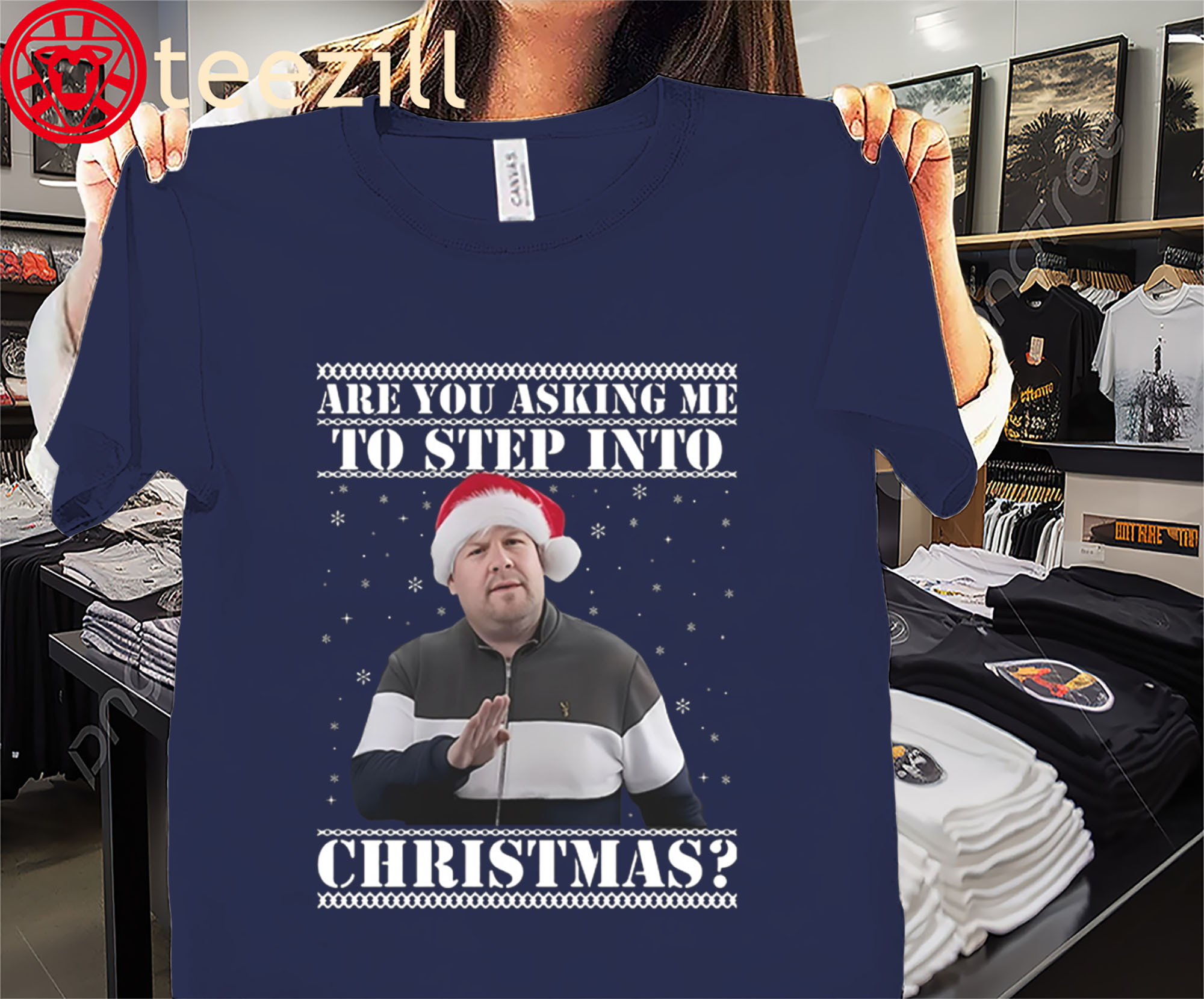 Are You Asking Me Step Into Christmas Smithy & Nessa Shirt Xmas 2025 Tee