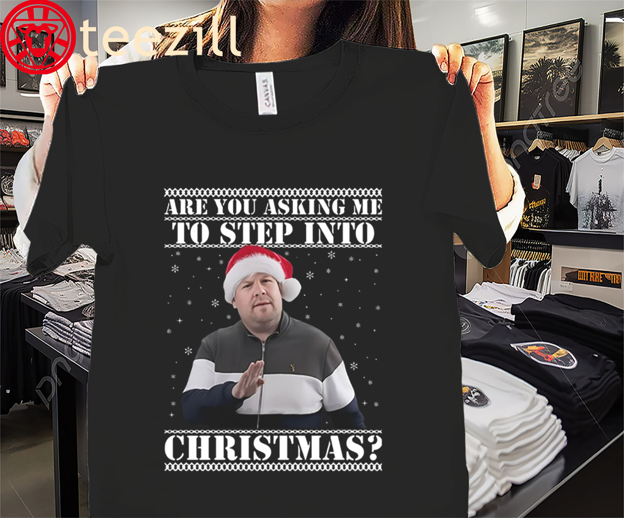 Are You Asking Me Step Into Christmas Smithy & Nessa Shirt Xmas 2025 Tees