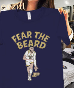 Braden Smith Fear the Beard Shirt – Purdue Basketball Tee