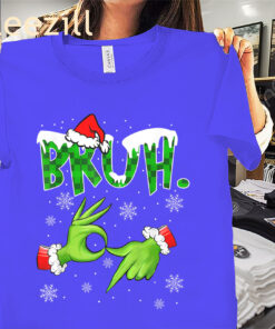 Bruh Six Seven 6-7 Meme Christmas Tee Shirts