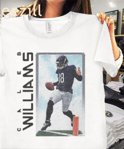 Caleb Williams Chicago Touchdown Shirt Chicago Bears Football Tee