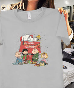 Charlie Brown, Snoopy, Peanuts Xmas Shirt Snoopy Christmas 2025 Tee