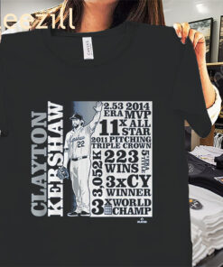 Clayton Kershaw “GOAT List” Shirt – Los Angeles