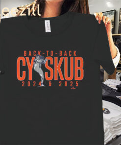 Cy Skub Back-to-Back Shirt Detroit Tigers Baseball Tee