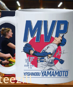 Dodgers Yoshinobu Yamamoto Series MVP Shirt Los Angeles Baseball Mug