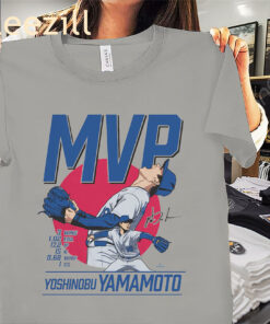 Dodgers Yoshinobu Yamamoto Series MVP Shirt Los Angeles Baseball Tees