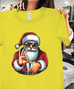 Funny Meme Santa Six Seven 67 Christmas Shirts