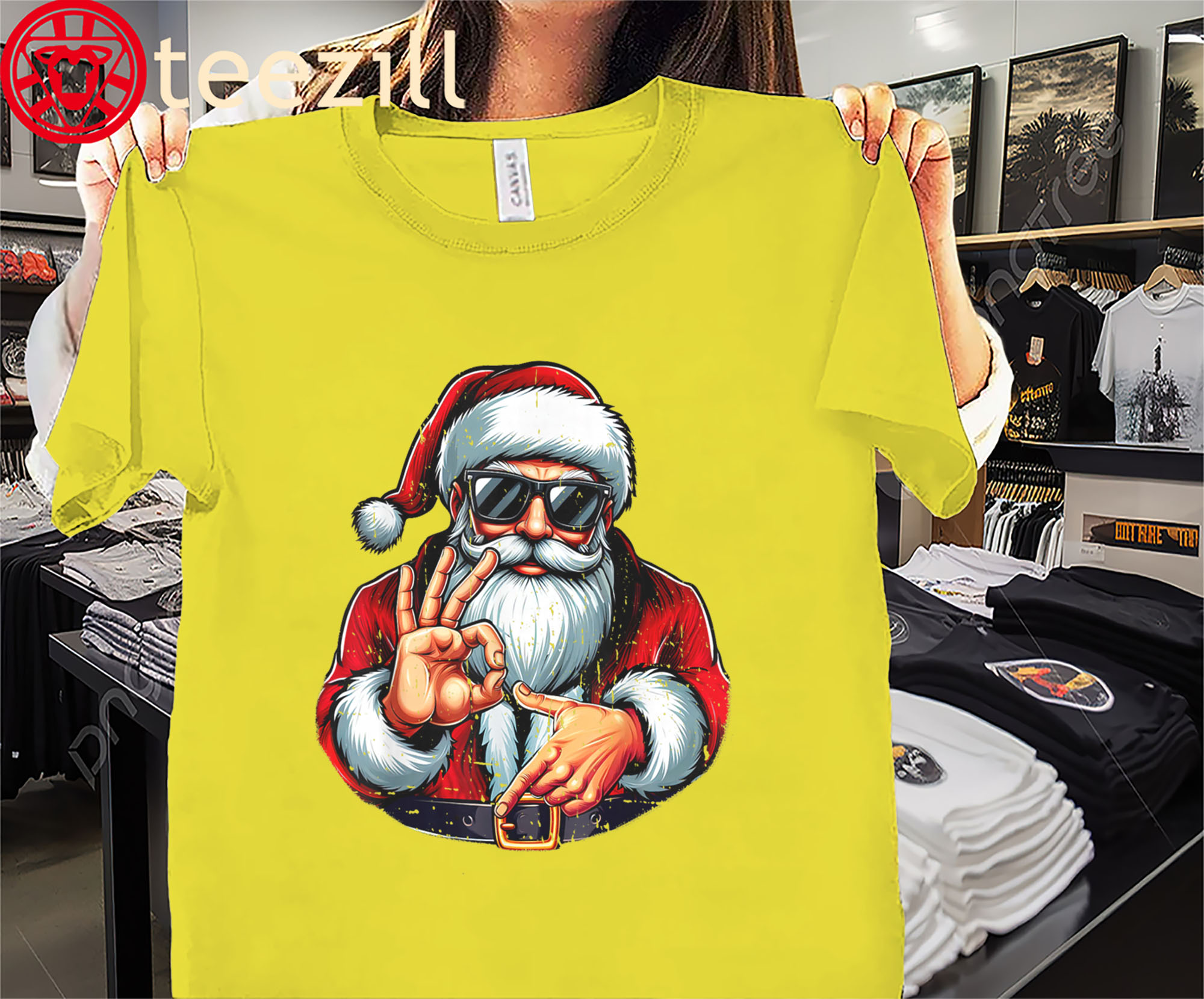 Funny Meme Santa Six Seven 67 Christmas Shirts