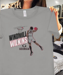 Georgia Windmill Jake Wilkins Shirt - Georgia Basketball Tees