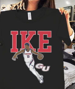 Gonzaga Graham Ike Name Pose Shirt Gonzaga Basketball Tee