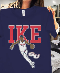 Gonzaga Graham Ike Name Pose Shirt Gonzaga Basketball Tees