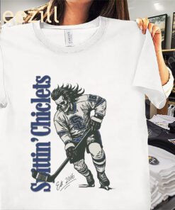 Hockey Spittin Chiclets Skullet Vertical Premium Shirt