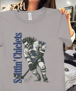 Hockey Spittin Chiclets Skullet Vertical Premium Shirts
