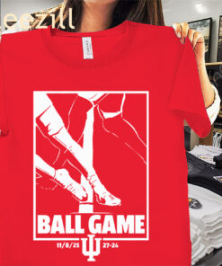 Indiana Omar Cooper Jr. Toe Tap Ball Game Shirt Indiana Football Tee
