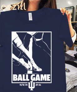 Indiana Omar Cooper Jr. Toe Tap Ball Game Shirt Indiana Football Tees